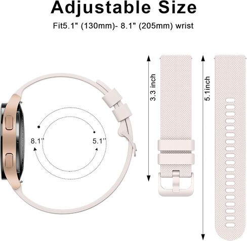 3-Pack Bands Compatible with Garmin Venu 3 / Venu 2 / Vivoactive 4 Watch Band, Garmin Forerunner 745/265/255 Watch Band, Soft Silicone Sport Replacement Strap for Women Men in Saudi Arabia