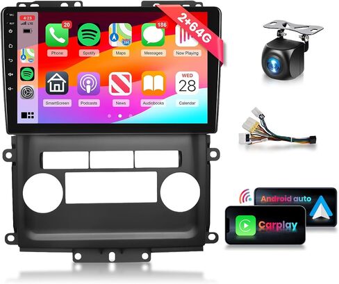 Android-12 2G+64G Car Radio for Nissan Frontier 2009-2012 with Wireless Carplay Android Auto,HiFi/16 EQ,Mirrorlink,Podofo 9inch HD IPS Touch Screen Bluetooth FM Radio GPS WiFi SWC + AHD Bakcup Camera in Saudi Arabia
