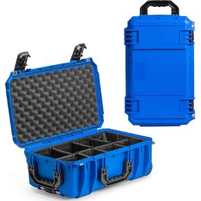 Seahorse 830 Heavy Duty Protective Dry Box Case W/Padded Dividers - TSA Approved / IP67 Waterproof/USA Made for Professional, Amateur Photographers and Camera Enthusiasts