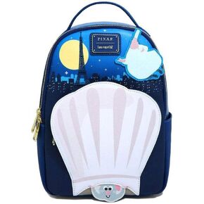 Loungefly Ratatouille - Remy in Chef Hat Faux Leather Mini Backpack, 11-Inch Height, Multicolor, 11-inch, Classic, Multicolor, 11-inch