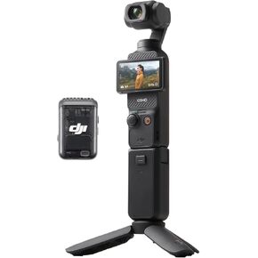DJI Osmo Pocket 3 Creator Combo, Vlogging Camera with 1'' CMOS, 4K/120fps Video, 3-Axis Stabilization, Face/Object Tracking, Fast Focusing, Mic Included for Clear Sound, Digital Camera for Photography