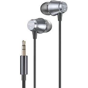YINYOO Wired Earphones Headphones WGZBLON FG Earbuds HD Sound with Stereo Bass for Computer Phone for Men Women Adults(with mic, Black)
