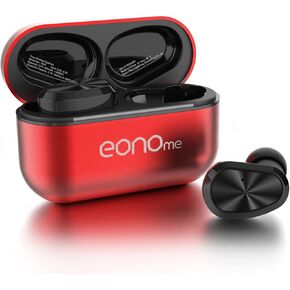 Eonome-W5s-True-Wireless-Earbuds-Bluetooth 5.3 in-Ear Headphones IPX7 Waterproof - USB-C Charging Sport Wireless Headphones Built-in Mic for iPhone, Samsung, Huawei with Metal Charging Case(Grey)