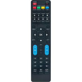 Replace Remote Control Compatible with ATYME LCD TV 500GM7UD 430AM7UD 480AM7HD 490AM7HD 490AM7UD 500AM7HD 500AM7UD 500PM7HD 500PM7UD 320AM5DVD 320AM5HD 320GM5HD 320PM5HD 395AH7HD 395AM7HD 395AM7DVD