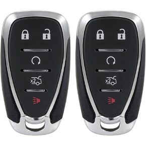 Key Fob Remote Replacement Fits for Chevy Cruze Malibu Camaro 2016 2017 2018 2019 2020 2021 HYQ4EA 13529662 (Pack of 2)