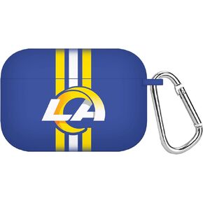 GAME TIME Los Angeles Rams HD Case Cover Compatible with Apple AirPods Pro (Stripes)