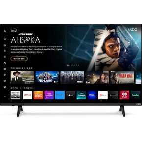 VIZIO 43 Inch V Series 4K UHD LED Smart TV Bluetooth Compatible with Dolby Vision HDR/HDR10+ HLG, HDMI VRR, V-Gaming Engine and IQ Active (V4K43M-0804) (Renewed)