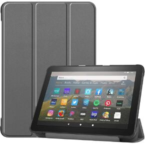 Tablet Case Fits 8 inch Tablet,Slim Soft TPU Back Smart Magnetic Stand Protective Cover,[Sleep/Wake](2022/2020 Release)(Incompatible with iPad Samsung),Grey