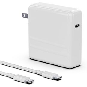 140W USB C Power Adapter for MacBook Pro 16,15,14,13 inch 2023,2022,2021,2020,2019,2018,M1 M2 MacBook Air,iPad Pro,PD 3.1 1 Port USB C Wall Laptop Fast Charger,Included USB C-C Cable (6.6ft/2m)