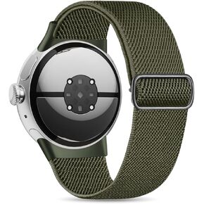 Stretchy Bands Compatible with Google Pixel Watch 3 45mm 41mm/ Pixel Watch 2/ Pixel Watch, 1/3 Pack Adjustable Elastic Nylon Strap for Google Pixel Watch Women Men
