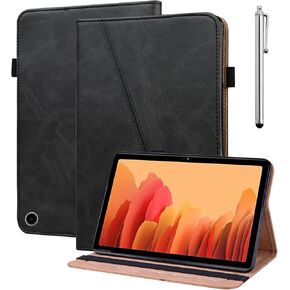 Case for Amazon Kindle Fire Max 11 Case (13th Generation, 2023 Release) 11",PU Leather Folio Stand Stylish Solid Color Stripe Stand Cover with Elastic Band Stylus for Fire Max 11 Tablet - Blue in Kuwait