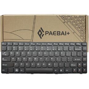 Replacement Laptop Keyboard Compatible with Lenovo IdeaPad Y480 Y480N Y485 Y485M Y485P US Layout Black