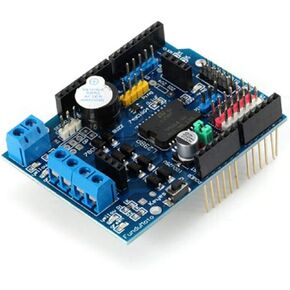 FainWan L298P DC Motor Drive Module L298P DC Motor Drive Shield H-Bridge Drive Expansion Board High-Power DC Stepper Motor Controller Compatible with Ar-duino