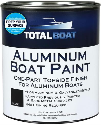 TotalBoat-520631 Aluminum Boat Paint for Canoes, Bass Boats, Dinghies, Duck Boats, Jon Boats and Pontoons (Light Gray, Gallon), 1 Gallon (Pack of 1) in Kuwait