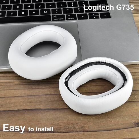 وسائد الأذن G735 - وسائد غطاء وسائد الأذن البديلة من ديفين المتوافقة مع سماعة الألعاب اللاسلكية Logitech G735 in Kuwait