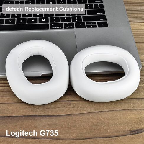 وسائد الأذن G735 - وسائد غطاء وسائد الأذن البديلة من ديفين المتوافقة مع سماعة الألعاب اللاسلكية Logitech G735 in Kuwait