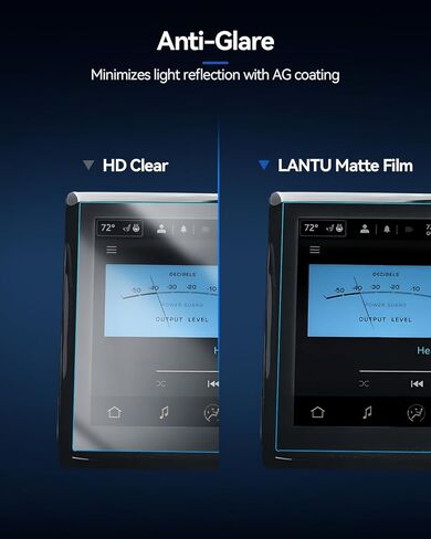 Car Screen Protector for 2020-2022 Toyota Highlander Lmited/Platinum/Hybrid Limited/Hybrid Platinum Accessories Navigation Touchscreen Protector Film Tempered Glass HD Clear Anti-Glare 12.3'' in Kuwait