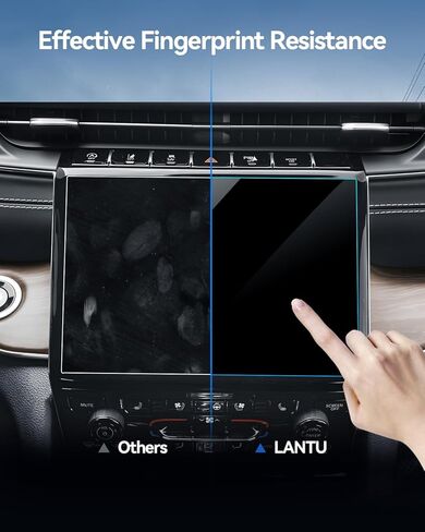Car Screen Protector for 2020-2022 Toyota Highlander Lmited/Platinum/Hybrid Limited/Hybrid Platinum Accessories Navigation Touchscreen Protector Film Tempered Glass HD Clear Anti-Glare 12.3'' in Kuwait