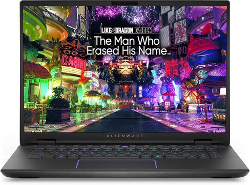 Alienware m16 R2 Gaming Laptop (Intel Ultra 9-185H 16-Core, 32GB DDR5 5600MHz RAM, 1TB PCIe SSD, GeForce RTX 4070, 16.0" 240 Hz Wide QXGA (2560x1600), WiFi, Bluetooth, Backlit KB, Webcam, Win 11 Pro) in Saudi Arabia