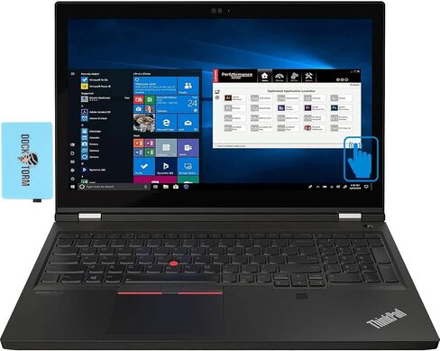 كمبيوتر محمول Lenovo ThinkPad P15 G2 مقاس 15.6 بوصة يعمل باللمس (Intel i7-11850H، ذاكرة وصول عشوائي 64 جيجابايت، 2 تيرابايت SSD، RTX A5000 16 جيجابايت، بإضاءة خلفية KYB، TB 4، Win 11 Pro) مع محور in Saudi Arabia