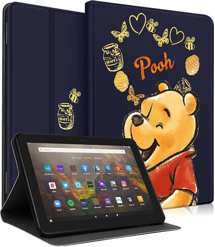 حافظة كمبيوتر لوحي Trendy Fun for Fire HD 8/8 Plus مقاس 8 بوصات (الجيل الثاني عشر/العاشر، إصدار 2022/2020)، للأطفال والبنات والمراهقين والأولاد والنساء، غطاء كاواي لشخصية كرتونية لطيفة للفتيات من Amazon Kindle Fire HD8، Weini in Kuwait