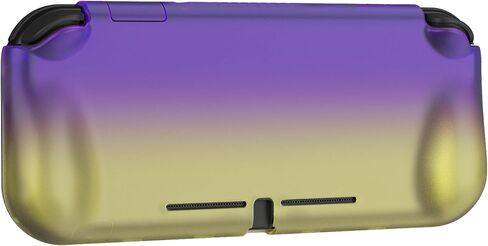 PlayVital Clear Series Protective Case for Nintendo Switch Lite, Glossy Ergonomic Hard Grip Cover - Shock-Absorbent Anti-Scratch Shell Case with Screen Protector & Thumb Grips & Button Caps in Saudi Arabia