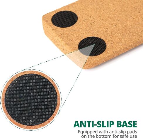 Cork Keyboard Wrist Rest – Ergonomic Design, Water Resistant, and Anti-Slip Support for Typing and Gaming Comfort,14.17inch in Saudi Arabia