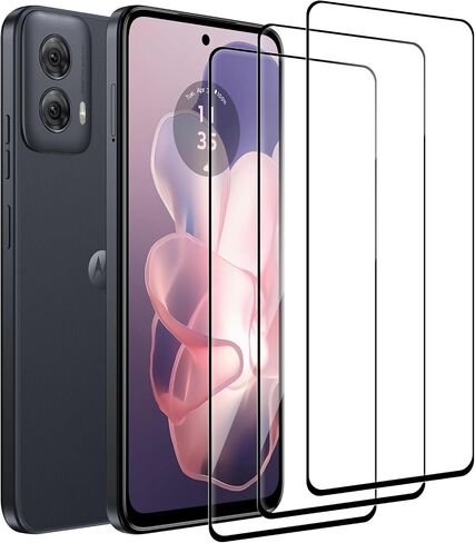 (3 Pack) Motorola Moto G Power 5G (2024) HD Clear Tempered Glass Screen Protector, [3D Glass] [Anti-Glare] [Bubble-Free] Screen Protector Glass For Moto G Power 5G-2024 in Saudi Arabia