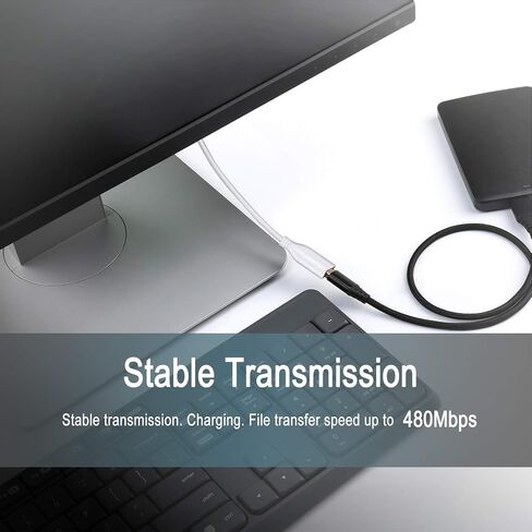 Fasgear USB تمديد كابل 2 حزمة 10Ft + 10Ft USB موسع الحبل USB 2.0 مشرق الأبيض نقل البيانات USB ذكر إلى أنثى تمديد الحبل مع منافذ USB لمحرك فلاش / القرص الصلب / الماوس / الطابعة / كاميرا ويب in Kuwait