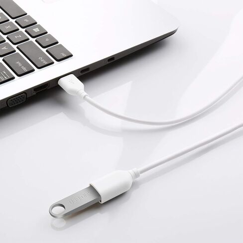 Fasgear USB تمديد كابل 2 حزمة 10Ft + 10Ft USB موسع الحبل USB 2.0 مشرق الأبيض نقل البيانات USB ذكر إلى أنثى تمديد الحبل مع منافذ USB لمحرك فلاش / القرص الصلب / الماوس / الطابعة / كاميرا ويب in Kuwait