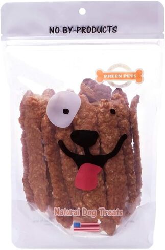 Preen Pets Chicken Breast Strips *Crunchy* Dog Treats – 100% USA Chicken Breast (1 Pound) in Kuwait