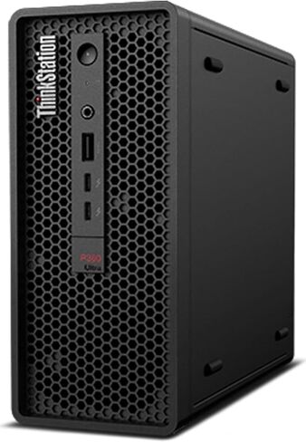 سطح المكتب Lenovo ThinkStation Workstation (Intel i7-12700، 64GB DDR5، 8TB PCIe SSD، Intel UHD، تبريد الهواء، 300W PSU، WiFi 6E، Bluetooth 5.0، Win 11 Pro) مع MS 365 Personal، DKZ USB Port Expander in Saudi Arabia