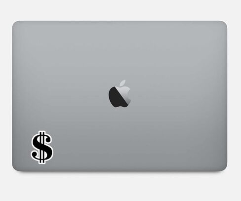 Money Symbol Sticker Money Stickers (4 Pack) - Laptop Stickers - 2.5 Inches Vinyl Decal - Laptop, Phone, Tablet Vinyl Decal Sticker HV-R932-DL3P-P-4 in Kuwait