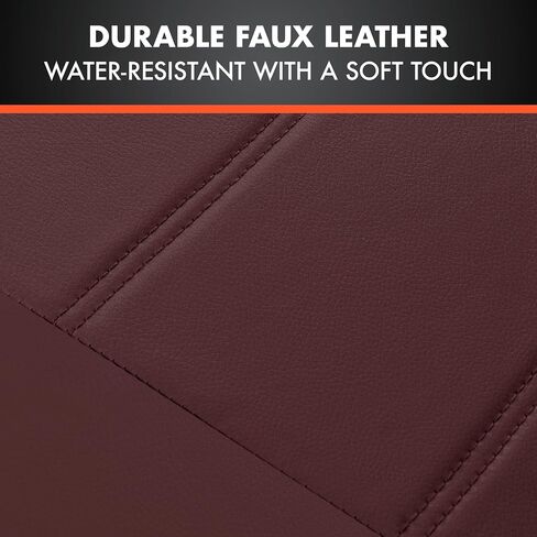 BDK carXS Gray Leather Car Seat Covers Front Seats Only, 4-Piece Faux Leather Seat Covers for Cars, Includes Front Seat Covers, Automotive Seat Covers for Trucks SUV in Saudi Arabia