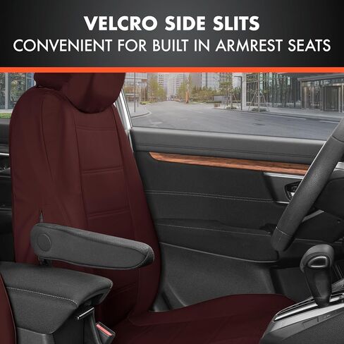 BDK carXS Gray Leather Car Seat Covers Front Seats Only, 4-Piece Faux Leather Seat Covers for Cars, Includes Front Seat Covers, Automotive Seat Covers for Trucks SUV in Saudi Arabia