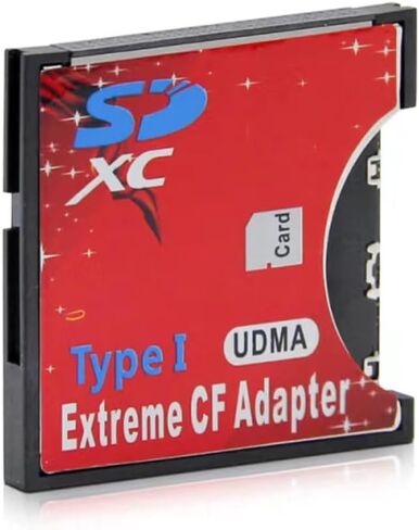 SD SDHC SDXC إلى CF محول بطاقة ذاكرة فلاش مدمج قارئ النوع I 16/32/64/128/256GB CF إلى محول بطاقة SD in Saudi Arabia