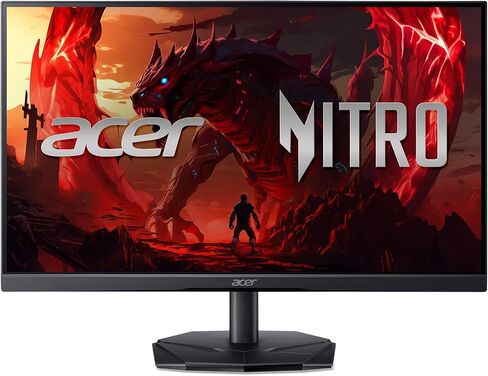 acer Nitro 24.5" Full HD 1920 x 1080 Gaming Monitor | AMD FreeSync | 180Hz Refresh | 1ms (VRB) | 99% sRGB | HDR 10 Support | 1 x Display Port 1.2 & 2 x HDMI 2.0 | KG251Q P3biip in Saudi Arabia