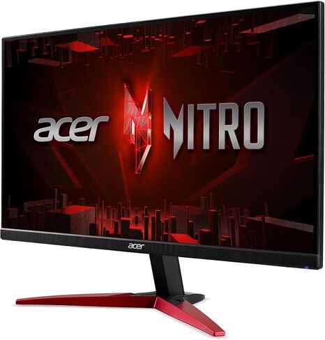 شاشة الألعاب acer Nitro مقاس 24.5 بوصة بدقة Full HD 1920 x 1080 | AMD FreeSync | تحديث 180 هرتز | 1 مللي ثانية (VRB) | 99% sRGB | دعم HDR 10 | 1 × منفذ عرض 1.2 و2 × HDMI 2.0 | KG251Q P3biip in Saudi Arabia