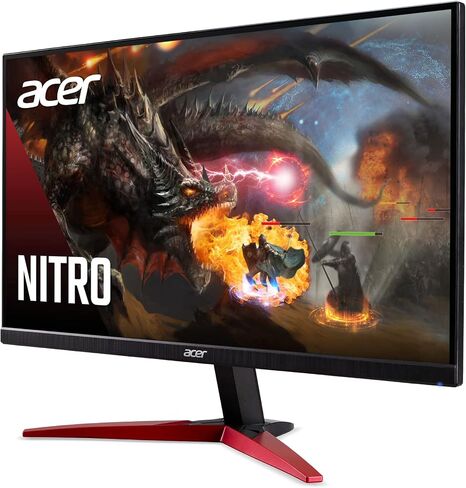 شاشة الألعاب acer Nitro مقاس 24.5 بوصة بدقة Full HD 1920 x 1080 | AMD FreeSync | تحديث 180 هرتز | 1 مللي ثانية (VRB) | 99% sRGB | دعم HDR 10 | 1 × منفذ عرض 1.2 و2 × HDMI 2.0 | KG251Q P3biip in Kuwait
