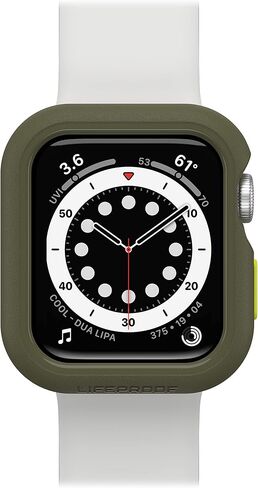 مصد ساعة LifeProof لساعة Apple Watch Series SE 2nd gen/SE 1st gen/6/5/4 40 مم، مقاوم للصدمات، مقاوم للسقوط، حافظة واقية أنيقة لساعة Apple، شاشة حماية وحواف، مصنوعة بشكل مستدام، أخضر in Kuwait