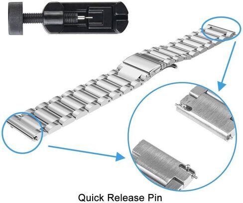 Compatible with iTouch Air 3 Bands, Stainless Steel Metal Replacement Strap Bracelet Compatible for iTouch Air 3 Smartwatch in Kuwait