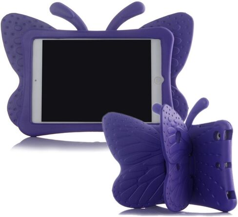 iPad 9 8 7 10.2 iPad Air3 iPad Pro 10.5 EVA Butterfly Case for ipad 9 10.2 Kids case with Stand Light Shockproof Rugged Heavy Duty Kids Friendly Case for iPad 10.2 9th 8th 7th (Pink) in Kuwait