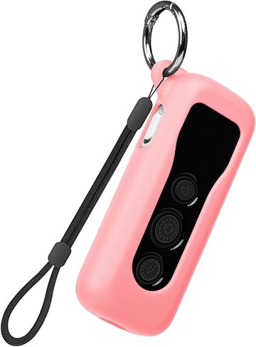 Silicone Protective Case for Bousnic Dog Shock Collar 650 Remote with Carabiner and Strap (Black) in Saudi Arabia