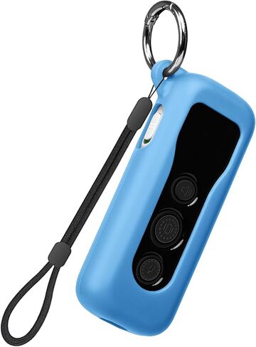 Silicone Protective Case for Bousnic Dog Shock Collar 650 Remote with Carabiner and Strap (Black) in Saudi Arabia