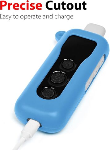 Silicone Protective Case for Bousnic Dog Shock Collar 650 Remote with Carabiner and Strap (Black) in Saudi Arabia