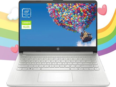 HP Laptop Computer, 14’’ HD Display Laptops for Business & School, Intel Pentium N5030, 16GB RAM|640GB(512GB+128GB Portable SSD), Webcam|Bluetooth, Wi-Fi, Light-Weight, Windows 11 Pro, LE Bundle in Saudi Arabia
