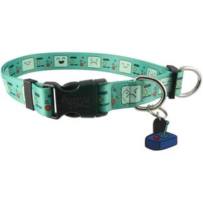 Adventure Time BMO Faces Adjustable Nylon Dog Collar (Small)