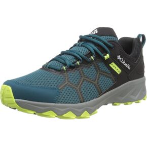 Columbia Men's Trail Walking Shoe, Deep Water Black, 12