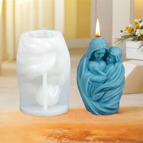 Flower Soap Mold Cylinder Soap Mold Spiral Soap Mold Pillar Resin Mold Clay Mold Jewelry Resin Casting Mold Craft Supplies 3D Mold Silicone Mold for Resin Casting Mold Candle Making Molds
