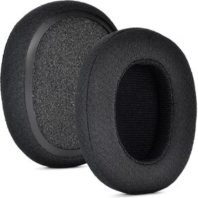Ear Pads Compatible with Sennheiser HD 4.50BT, HD 4.50, HD 4.50BTNC, HD 4.50SE, HD 4.40BT, HD 4.30G, HD 4.20S, HD 458BT, HD 450, HD 450BT, HD 400S, HD 350BT Headset (Black Breathable Fabric)